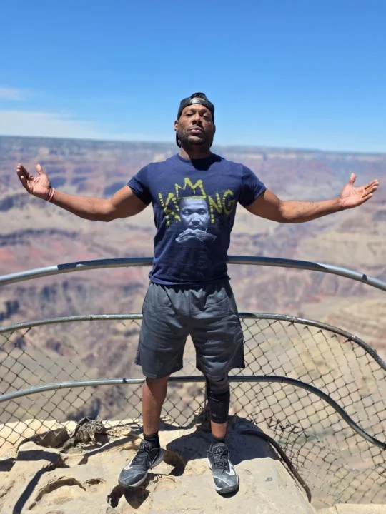 Coach Timothy Paschal at the Grand Canyon